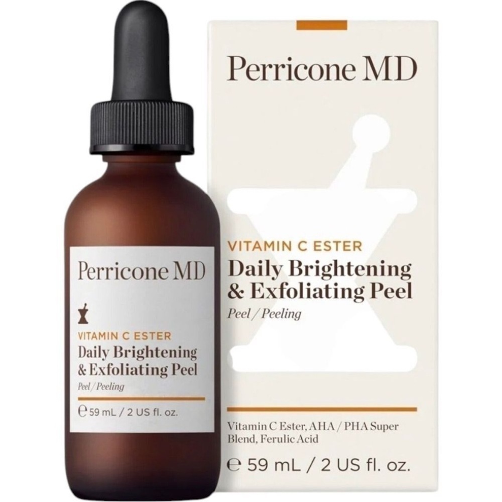 PERRICONE MD Vitamin C Ester Daily Brightening Exfoliating Peel NWT 2 oz